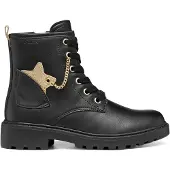 Geox Bottines Chelsea noires pour filles, modèle Casey, taille 35
