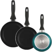Wellhome Ensemble De Poêles 16/20/24 Cm 3 Pièces