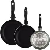 Wellhome Ensemble De Poêles 16/20/24 Cm 3 Pièces