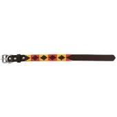 Lexhis Collier De Chien 2.5 Cm Leather Navajo