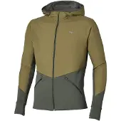 Mizuno Veste imperméable à capuche Active Hybrd