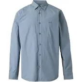 BOSS Chemise Regular en popeline de coton avec logo brodé