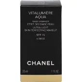 Chanel Vitalumière Aqua fond de teint ultra-léger pour une peau éclatante teinte 10 Beige SPF 15 30 ml