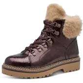 Tamaris Bottines à lacets corail