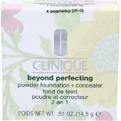 Clinique Beyond Perfecting Powder Foundation + Concealer fond de teint poudre avec correcteur 2 en 1 teinte 04 Cream Whip 14,5 g