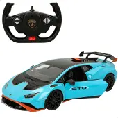 Rastar Lamborghini Huracan Sto 1:14 Remote Control Car Bleu