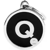 My Family Médaille Pour Animaux Letter Q
