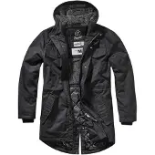 Brandit Parka mi-saison 'Marsh Lake' noir