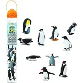 Safari 683404 Penguins Toob Mini Play Dolls - set