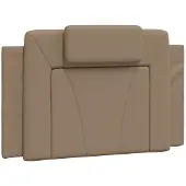 vidaXL Coussin de tête de lit "Viana" Cappuccino-Brun 90 cm similicuir