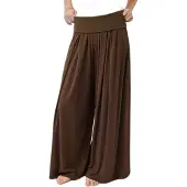 Mandala Pantalon à jambes extra-larges femme