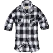 Brandit Chemisier 'Amy' noir / blanc