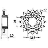 Sifam Pignon Honda 250 Cr 1988-2004 #15 Dents