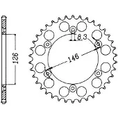Sifam Couronne Suzuki 125/250 Rm 1983-2004 #51 Dents