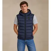 Blauer pour homme. 26WBLUX03046 Gilet Arden bleu (L), Casuel, Polyamide