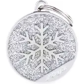 My Family Médaille Pour Animaux Rogz Circle Snowflake