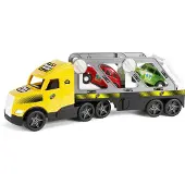 Wader Gros camion avec remorque et voitures rétro