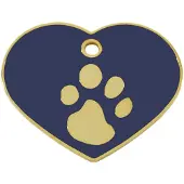 Imarc Médaille Pour Animaux Small Heart 2.5x2 Cm