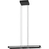 Eglo connect.z Smart-Home LED Suspension Salvilanias-Z, lampe à suspension métallique, ZigBee, app etvocale Alexa, CCT, dimmable, noir, 77 cm