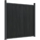 vidaXL Élément de clôture Gris 1737x186 cm WPC