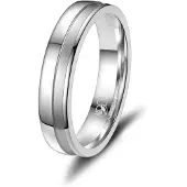 MARRYA Bague 'SI-05 Ehering aus Silber' gris argenté