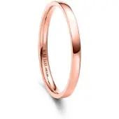 MARRYA Bague 'NS-03 Ehering aus Edelstahl' or rose