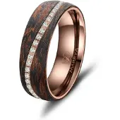 MARRYA Bague 'Ehering CB-05 Carbon-Bronze' bronze