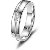 MARRYA Bague 'SI-13 Ehering aus Silber' argent