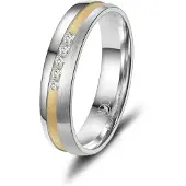 MARRYA Bague 'SI-23 Ehering aus Silber' argent
