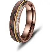 MARRYA Bague 'Ehering CB-06 Carbon-Bronze' bronze
