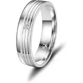 MARRYA Bague 'SI-03 Ehering aus Silber' argent