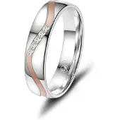 MARRYA Bague 'SI-28 Ehering aus Silber' argent