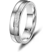 MARRYA Bague 'SI-05 Ehering aus Silber' argent