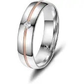 MARRYA Bague 'SI-26 Ehering aus Silber' argent