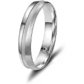 MARRYA Bague 'SI-15 Ehering aus Silber' gris argenté