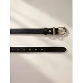 ARMIE Ceinture 'The Emma Leather Belt' noir