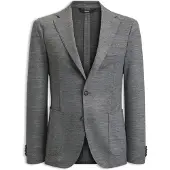 BOSS Veste Slim à micro motif en jersey italien
