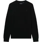 Superdry Homme Pull Essentiel Léger en Laine Mélangée Black Taille: S