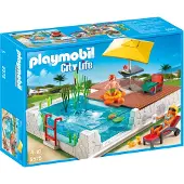Playmobil city life 5575 piscine avec terrasse