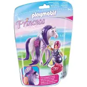 Playmobil 6167 Princesse Violette avec cheval à coiffer