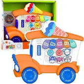 Leantoys Lean Pädagogisches Elektrisches Klavier Für Kleinkinder Eisdiele Orange