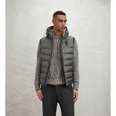 Blauer pour homme. 26WBLUX03046 Gilet Arden gris (M), Casuel, Polyamide
