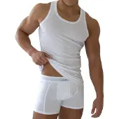 Normani Maillot de corps blanc
