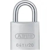 ABUS 64TI/20 B/DFNLI Titalium-Vorhängeschloss vers. schl. SB verpackt 20mm