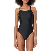Tyr Maillot de bain Standard TYReco Solid Diamondback pour femme, noir, taille 40