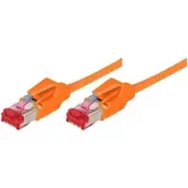 Tecline Cordon patch rj45 s ftp cat 6a lsoh snagless orange- 5 m