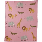 Rice 3d Details Blanket Rose Enfants