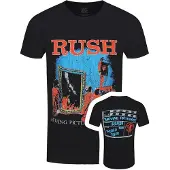 Rush T-Shirt Moving Pictures 1981 Tour Homme Noir - Taille XXL
