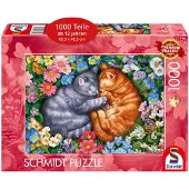 Sonstige Verlage Spiele Puzzle Sommeil aux Pattes de Velours - 1000 pièces