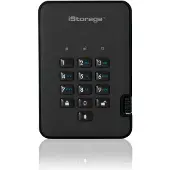 ISTORAGE diskAshur2 SSD 128GB Noir USB 3.2 (Gen 1) / 2.5" / SSD externe / grade militaire, IP 56, AES-XTS 256-bit HW encryption, FIPS PUB 197 / EDGE / Keypad